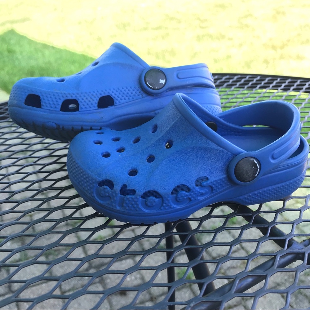 Kids Blue Crocs Size 8-9